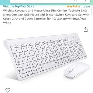 Wireless Keyboard and Mouse Ultra Slim Combo